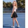 image:imageStelle Girls Athletic Skirts with Pockets Inner Shorts High Waisted Tennis Skorts Golf Running Sports SkirtBlack