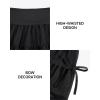 image:imageStelle Girls Athletic Skirts with Pockets Inner Shorts High Waisted Tennis Skorts Golf Running Sports SkirtBlack
