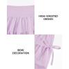 image:imageStelle Girls Athletic Skirts with Pockets Inner Shorts High Waisted Tennis Skorts Golf Running Sports SkirtLavender