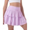 image:imageStelle Girls Athletic Skirts with Pockets Inner Shorts High Waisted Tennis Skorts Golf Running Sports SkirtLavender