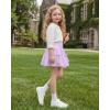 image:imageStelle Girls Athletic Skirts with Pockets Inner Shorts High Waisted Tennis Skorts Golf Running Sports SkirtLavender