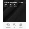 image:imageStelle Girls Socks Ruffle Socks for Girls Cotton Striped Crew Sock Girls Athletic Socks5 Black