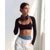 image:imageStelle Women Bolero Shrug Long Sleeve Open Front for DressesBlack