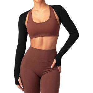 image:imageStelle Women Bolero Shrug Long Sleeve Open Front for DressesBlack