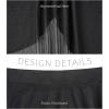 image:imageStelle Womens Ballet Skirt Chiffon Dance Wrap Skirt Mesh Sheer Pull On Elastic Waist High Low Flowy Skirts DancewearBlack