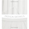 image:imageStelle Womens Ballet Skirt Chiffon Dance Wrap Skirt Mesh Sheer Pull On Elastic Waist High Low Flowy Skirts DancewearWhite