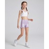 image:imageStelle Girls Gymnastics Shorts Athletic Dance Sparkle Ruffle Short High Waisted Metallic Biker Short for Kids 615 YearsLavender