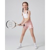 image:imageStelle Girls Gymnastics Shorts Athletic Dance Sparkle Ruffle Short High Waisted Metallic Biker Short for Kids 615 YearsPink