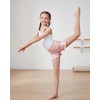 image:imageStelle Girls Gymnastics Shorts Athletic Dance Sparkle Ruffle Short High Waisted Metallic Biker Short for Kids 615 YearsPink