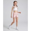 image:imageStelle Girls Gymnastics Shorts Athletic Dance Sparkle Ruffle Short High Waisted Metallic Biker Short for Kids 615 YearsPink