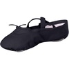 image:imageStelle Canvas Ballet Shoes for Girls Dance Ballet Slippers ShoesToddlerLittleBig KidWomenBlack