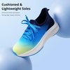image:imageStelle Girls Sneakers Kids Tennis Running Walking Shoes SlipOn Athletic Non Slip Lightweight Breathable Sport Shoes for LittleBig KidLume Lagoon