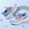 image:imageStelle Girls Sneakers Kids Tennis Running Walking Shoes SlipOn Athletic Non Slip Lightweight Breathable Sport Shoes for LittleBig KidOcean Ombre