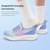 image:imageStelle Girls Sneakers Kids Tennis Running Walking Shoes SlipOn Athletic Non Slip Lightweight Breathable Sport Shoes for LittleBig KidOcean Ombre