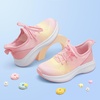 image:imageStelle Girls Sneakers Kids Tennis Running Walking Shoes SlipOn Athletic Non Slip Lightweight Breathable Sport Shoes for LittleBig KidRainbow Pink