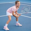 image:imageStelle Girls Sneakers Kids Tennis Running Walking Shoes SlipOn Athletic Non Slip Lightweight Breathable Sport Shoes for LittleBig KidRainbow Pink