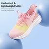 image:imageStelle Girls Sneakers Kids Tennis Running Walking Shoes SlipOn Athletic Non Slip Lightweight Breathable Sport Shoes for LittleBig KidRainbow Pink