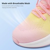 image:imageStelle Girls Sneakers Kids Tennis Running Walking Shoes SlipOn Athletic Non Slip Lightweight Breathable Sport Shoes for LittleBig KidRainbow Pink