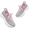 image:imageStelle Girls Sneakers Kids Tennis Running Walking Shoes SlipOn Athletic Non Slip Lightweight Breathable Sport Shoes for LittleBig KidLight Grey