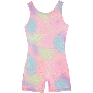 image:imageStelle Gymnastics Leotards for Girls Sleeveless Biketard Dance Leotard Tumbling OutfitsRainbow Mist