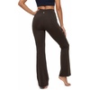 image:imageStelle 31 Inseam Yoga Pants with Pockets for Women High Waisted Flare Leggings Pilates Daily Yoga PantsDark Oak