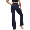 image:imageStelle 31 Inseam Yoga Pants with Pockets for Women High Waisted Flare Leggings Pilates Daily Yoga PantsIndigo