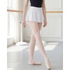 image:imageStelle Ballet Skirt Women Pull On HighLow Dance Wrap Skirts Adult Elastic Mini Skirt Ballerina OutfitWhite