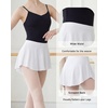 image:imageStelle Ballet Skirt Women Pull On HighLow Dance Wrap Skirts Adult Elastic Mini Skirt Ballerina OutfitWhite