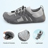 image:imageStelle Water Shoes for Women Men QuickDry Barefoot Aqua Shoes for Beach Swim Pool Boating amp Yoga Lightweight Water Shoes for AdultCharcoal