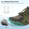 image:imageStelle Water Shoes for Women Men QuickDry Barefoot Aqua Shoes for Beach Swim Pool Boating amp Yoga Lightweight Water Shoes for AdultUtility Green