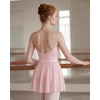 image:imageStelle Women Ballet Skirt Chiffon Wrap Skirt Pull On Adult Dance Skirt Elastic Mesh Sheer Ballerina Outfit DancewearBallet Pink