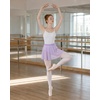 image:imageStelle Women Ballet Skirt Chiffon Wrap Skirt Pull On Adult Dance Skirt Elastic Mesh Sheer Ballerina Outfit DancewearLavender
