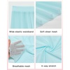 image:imageStelle Women Ballet Skirt Chiffon Wrap Skirt Pull On Adult Dance Skirt Elastic Mesh Sheer Ballerina Outfit DancewearLight Blue