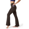 image:imageStelle 31 Inseam Yoga Pants with Pockets for Women High Waisted Flare Leggings Pilates Daily Yoga PantsDark Oak