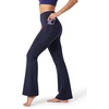 image:imageStelle 31 Inseam Yoga Pants with Pockets for Women High Waisted Flare Leggings Pilates Daily Yoga PantsIndigo