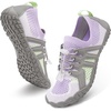image:imageStelle Water Shoes for Women Men QuickDry Barefoot Aqua Shoes for Beach Swim Pool Boating amp Yoga Lightweight Water Shoes for AdultLight Purple