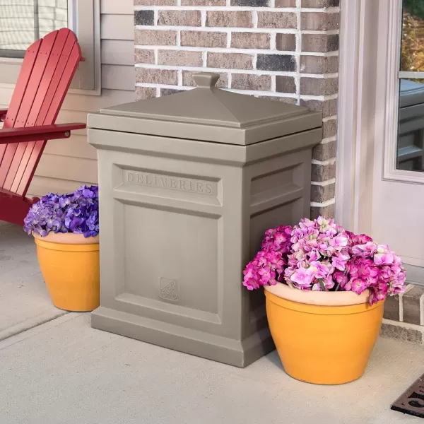 Step2 583099 Express Package Delivery Box, 31"H x 18"W x 23"D, Mocha