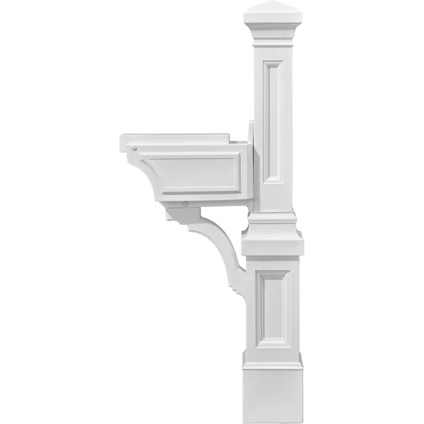 Step2 Atherton Extra Large Mailbox and Post Kit, Easy to Install, Large Mailboxes for Outside, Heavy-Duty, Weather Resistant, Onyx Black