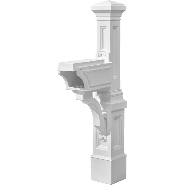 Step2 Atherton Extra Large Mailbox and Post Kit, Easy to Install, Large Mailboxes for Outside, Heavy-Duty, Weather Resistant, Onyx Black