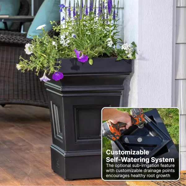 Step2 Atherton Extra Large Mailbox and Post Kit, Easy to Install, Large Mailboxes for Outside, Heavy-Duty, Weather Resistant, Onyx Black