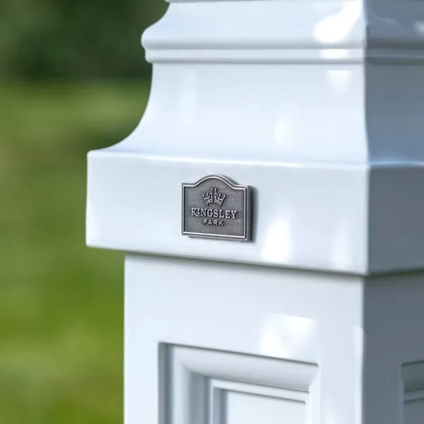 Step2 Atherton Extra Large Mailbox and Post Kit, Easy to Install, Large Mailboxes for Outside, Heavy-Duty, Weather Resistant, Onyx Black