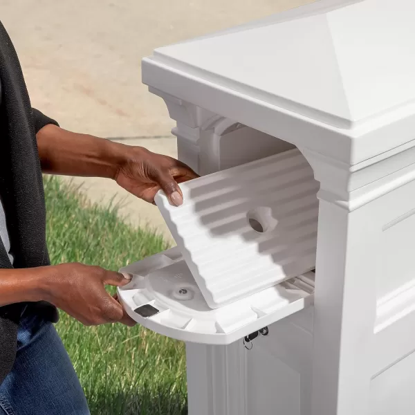 Step2 Atherton Reserve Storage Mailbox - Classic White