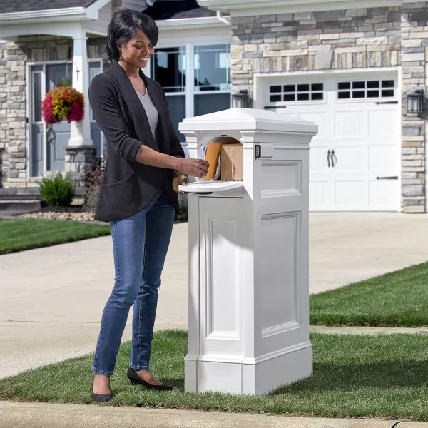Step2 Atherton Reserve Storage Mailbox - Classic White