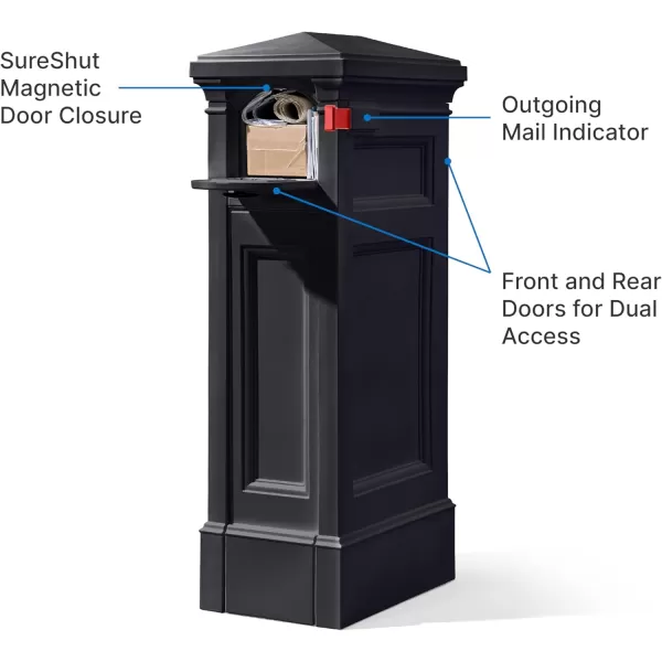 Step2 Atherton Reserve Storage Mailbox - Classic White