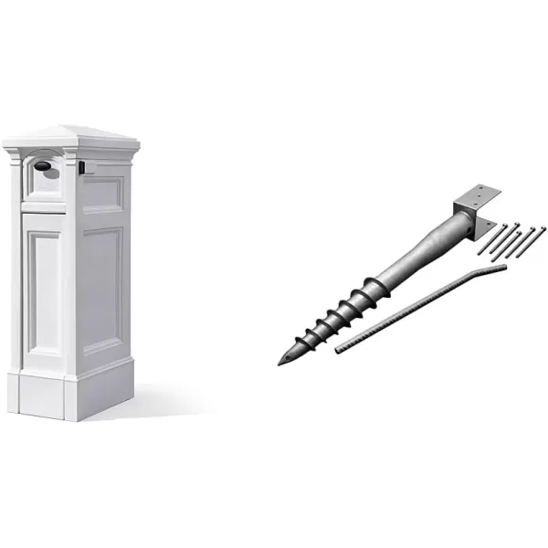 Step2 Atherton Reserve Storage Mailbox - Classic White
