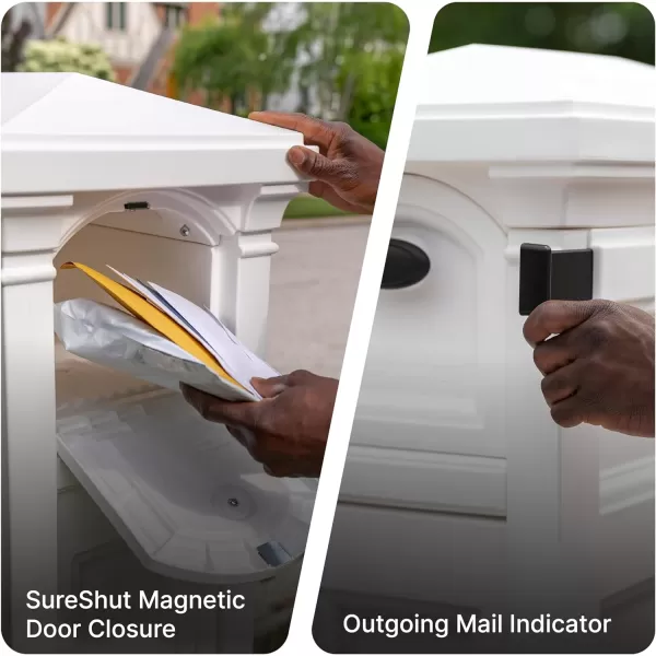 Step2 Atherton Reserve Storage Mailbox - Classic White
