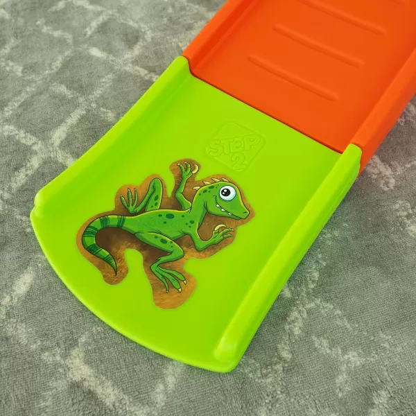 Step2 Dino Dash Up &amp; Down Roller Coaster Toy for Kids, Ride On Push Car, Indoor/Outdoor Playset, Toddler Ages 2-5 Years Old, Compact Storage, Max Weight 50 lb., Green