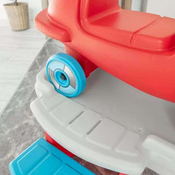 Step2 Dino Dash Up &amp; Down Roller Coaster Toy for Kids, Ride On Push Car, Indoor/Outdoor Playset, Toddler Ages 2-5 Years Old, Compact Storage, Max Weight 50 lb., Green