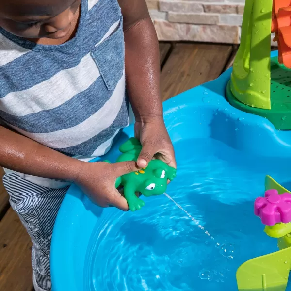 Step2 Duck Dive Kids Water Table with Water Tower &amp; 5-Pc Accessory Set – Multicolor