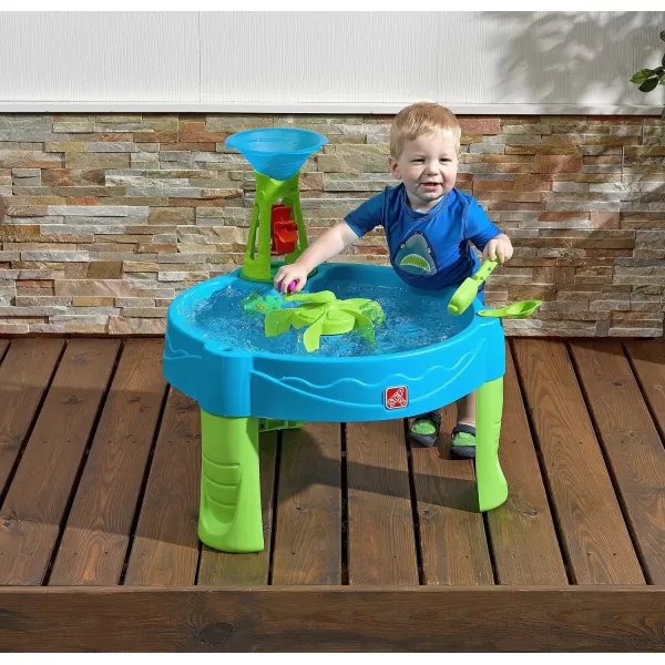 Step2 Duck Dive Kids Water Table with Water Tower &amp; 5-Pc Accessory Set – Multicolor